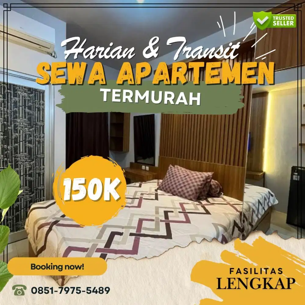 Sewa Apartemen Kalibata City Jakarta Selatan Harian/Transit Termurah