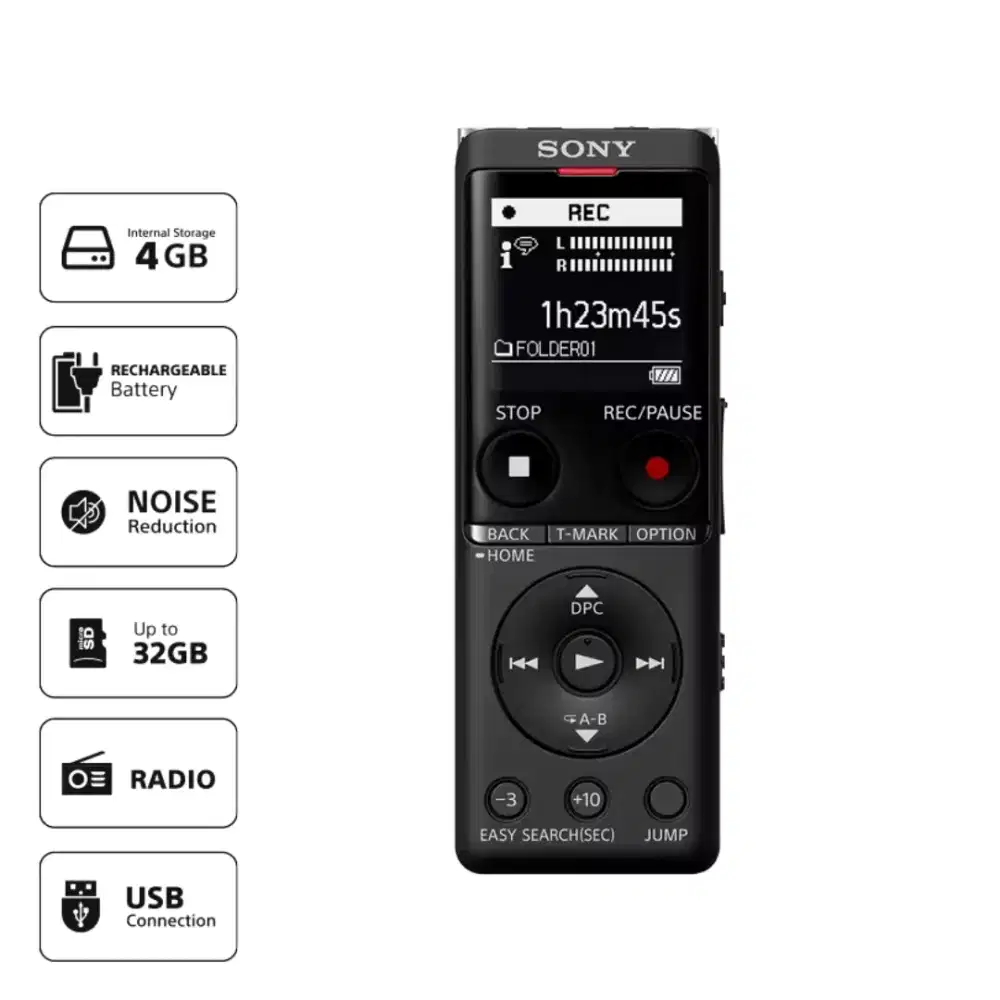 Recorder/Perekam SONY ICD-UX570F ORIGINAL NEGO