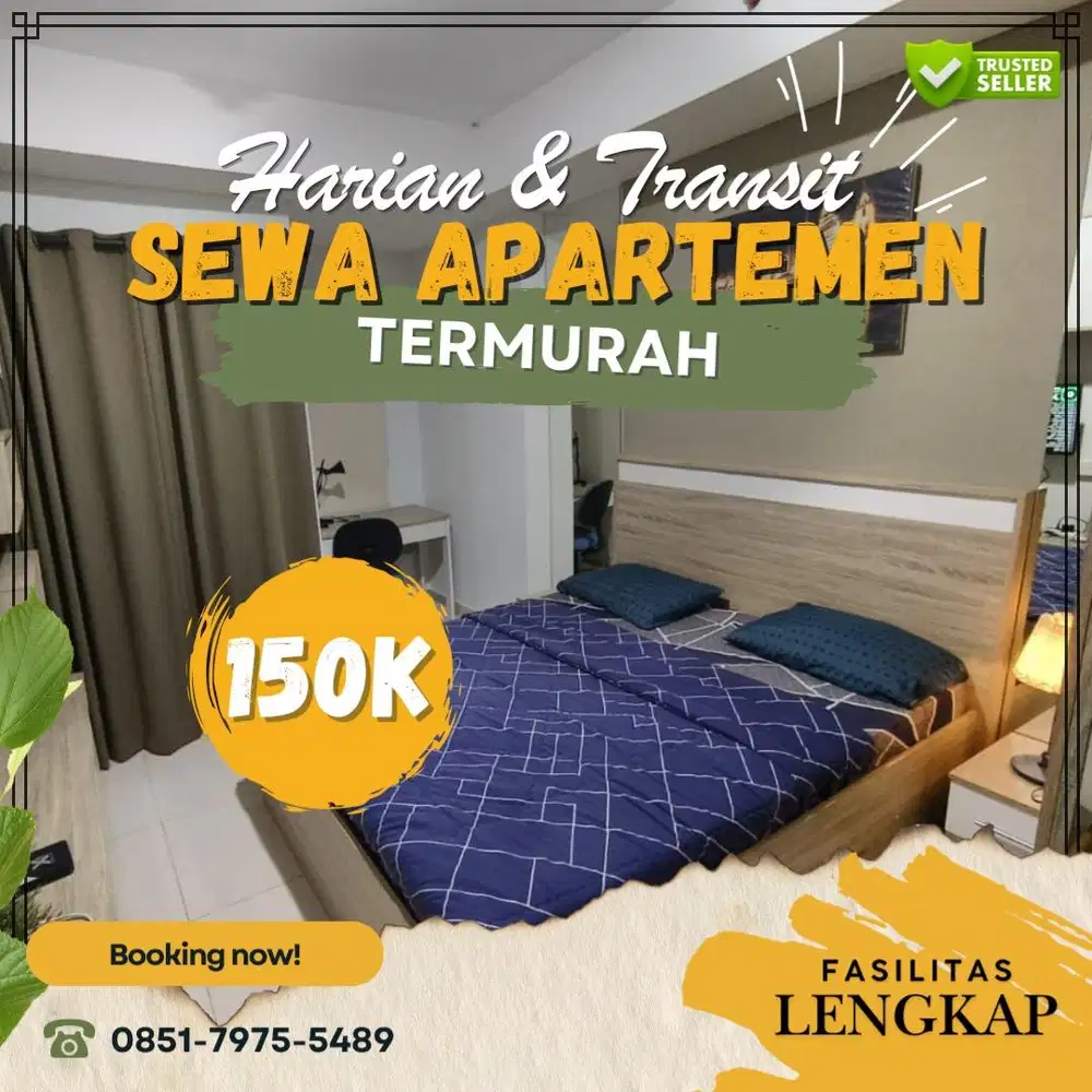 Sewa Apartemen Citypark Jakarta Barat Harian/Transit Termurah