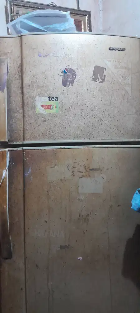 Sharp 2 pintu , dinginnya masih normal