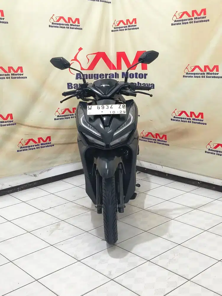 Honda Vario 125 Iss Tahun 2019 warna Hitam Doff