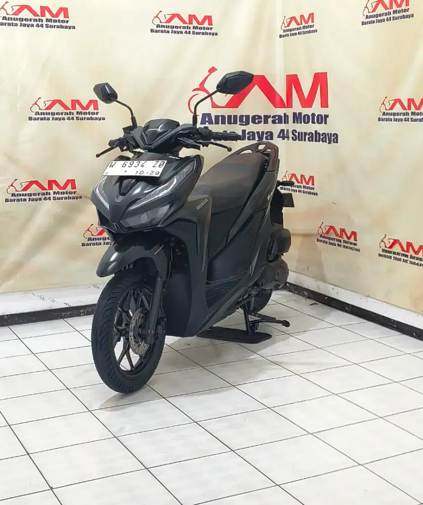 Ready Honda Vario 125 Iss Tahun 2019 warna Hitam Doff