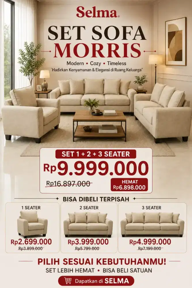 Sofa set morris