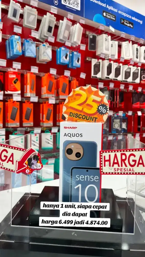 PROMO SHARP DISKON 25% DARI HARGA NORMAL, BUKA SEGEL HANYA SALAH WARNA