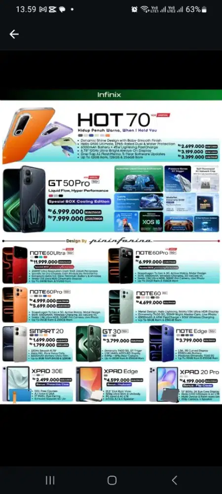 Infinix Hot70 6/256GB