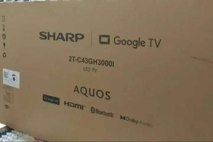 SHARP 2K Google TV 43 Inch - 2T-C43GH3000I - Wide Colour
