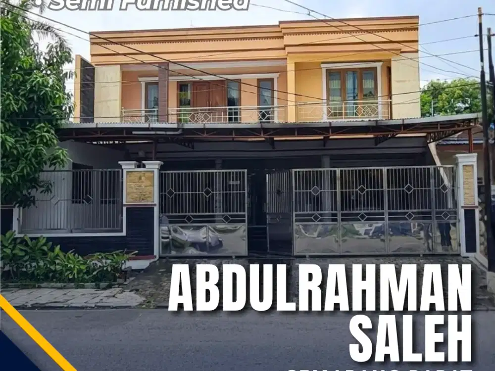 Rumah Semi Furnished di Abdulrahman Saleh Semarang