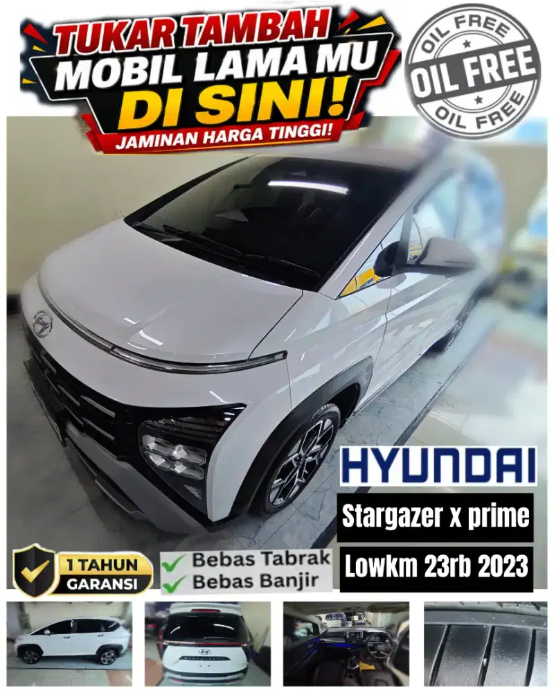 [LIKE'NEW LowKm 23rb] HYUNDAI STARGAZER X PRIME CAPTSEAT TYPETERTINGGI