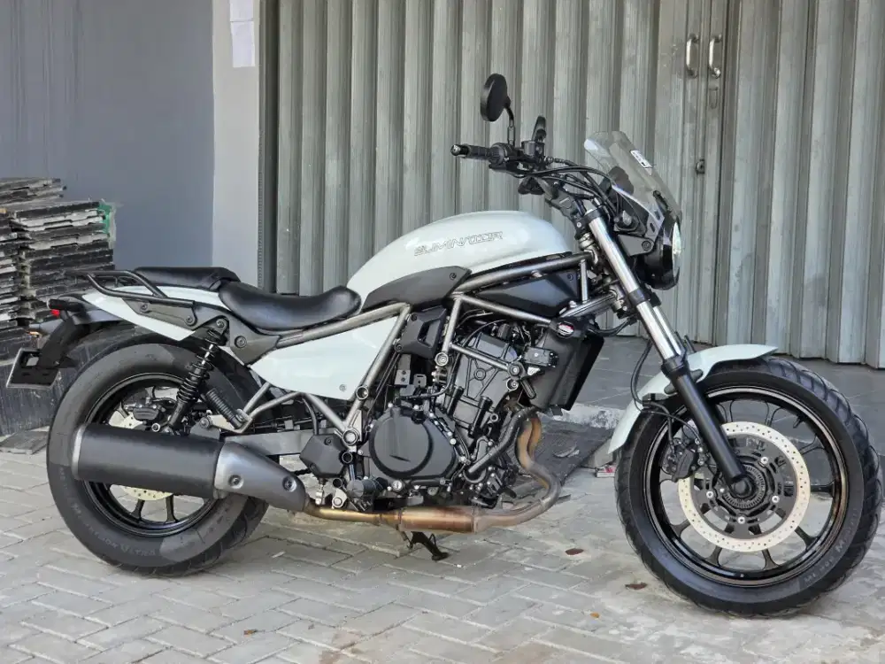 Moge Cruiser Kawasaki Eliminator 450 th 2024 km7rb Like New Siap Gas