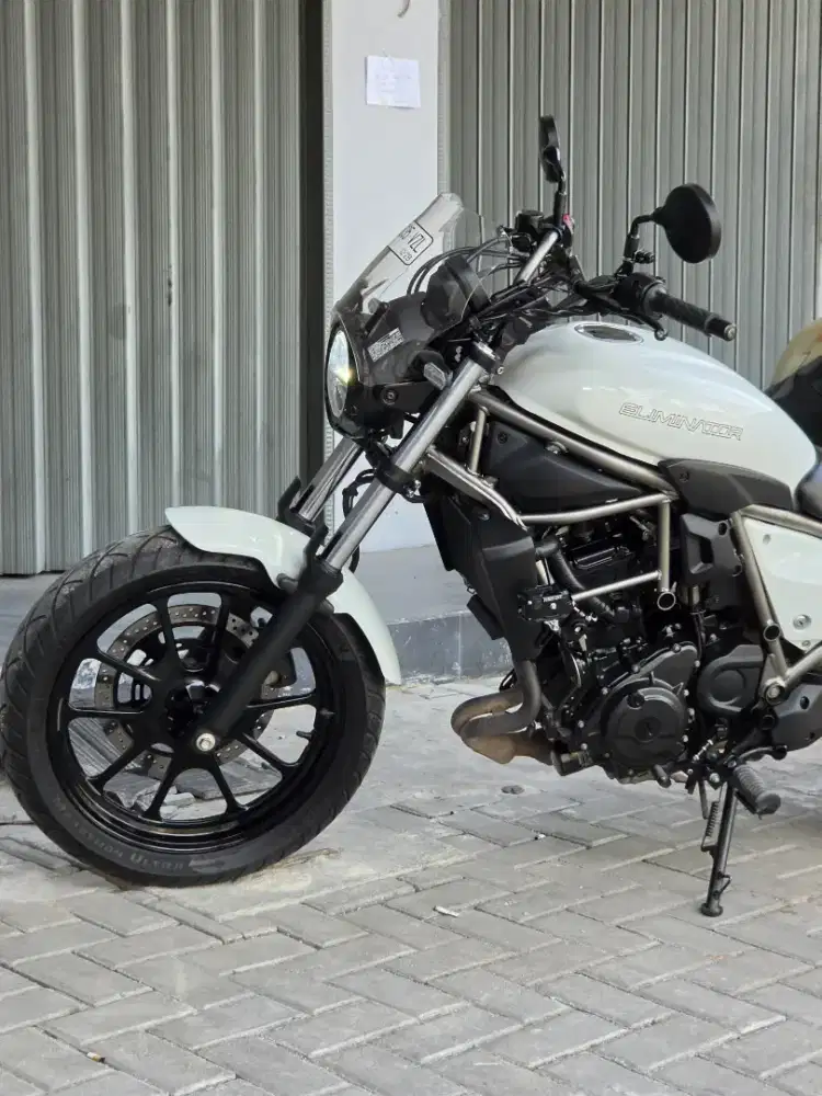 Moge Cruiser Kawasaki Eliminator 450 th 2024 km7rb Like New Siap Gas