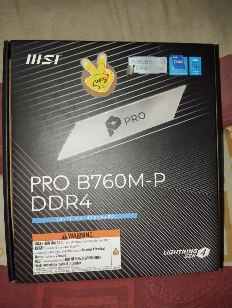 Motherboard PRO B760M-P DDR4