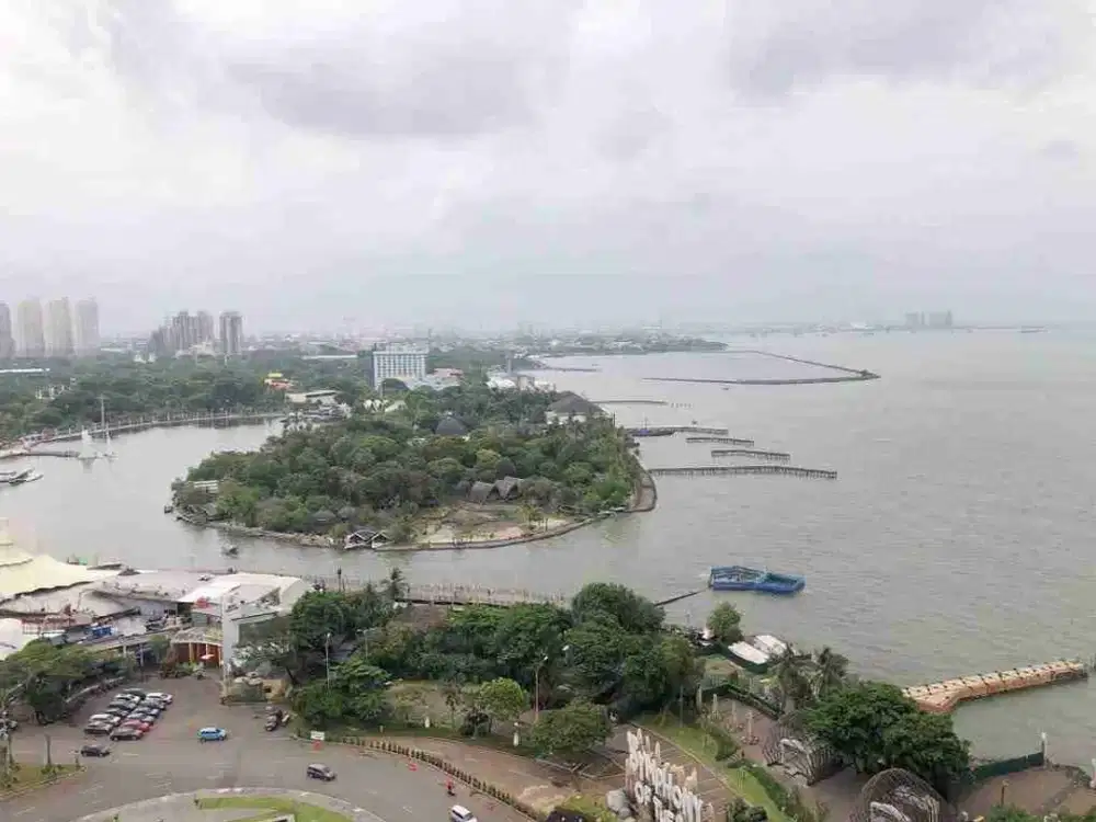 Disewakan Apartement ancol mansion, typo studio bedroom furnished lantai sedang view laut