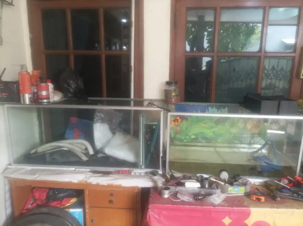 Akuarium + mesin