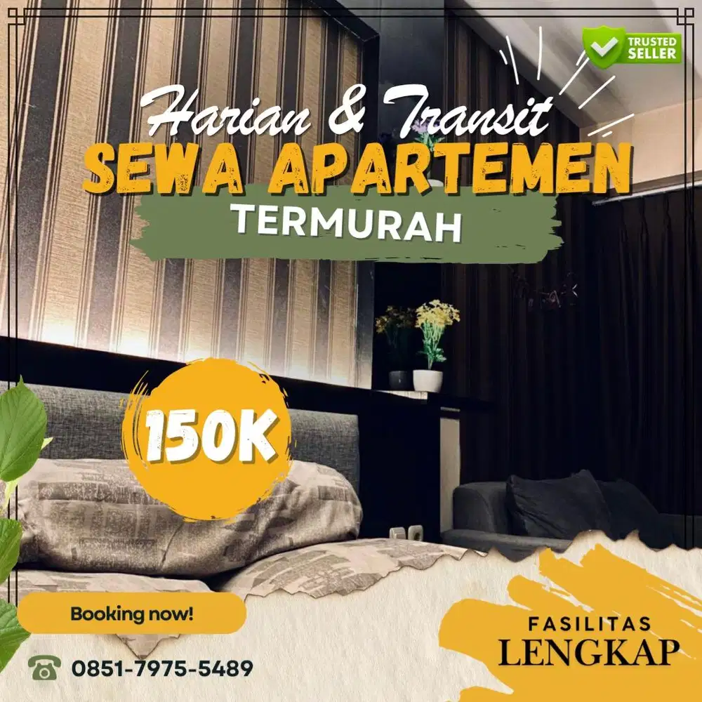 Sewa Apartemen harian/transit TREEPARK SERPONG BSD Tangerang Termurah