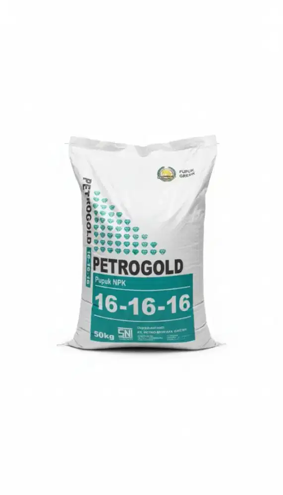 Pupuk NPK 16-16-16 Seimbang Kemasan Karung Asli Pabrik 50 kg
