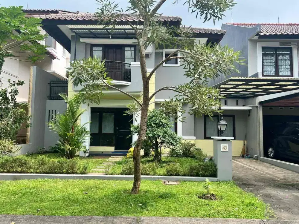 2 Lantai Hijau Asri Siap Huni di KBP