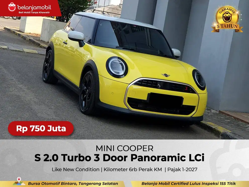 [ LOW KM 6RB ] Mini Cooper Minicooper S 2.0 Turbo 3 door LCi 2024/2025