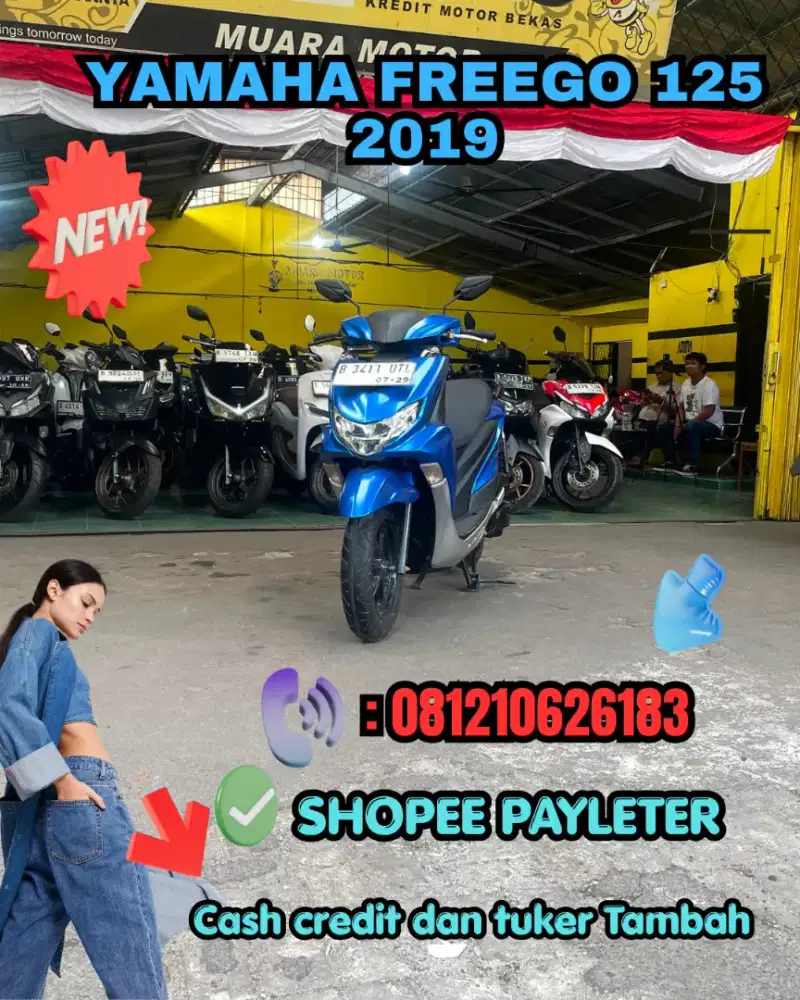 YAMAHA FREEGO 125 2019 CASH CREDIT