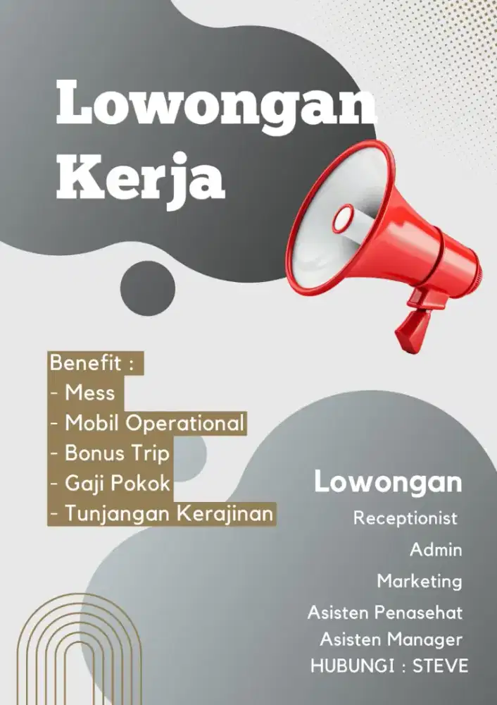 DIBUTUHKAN SEGERA