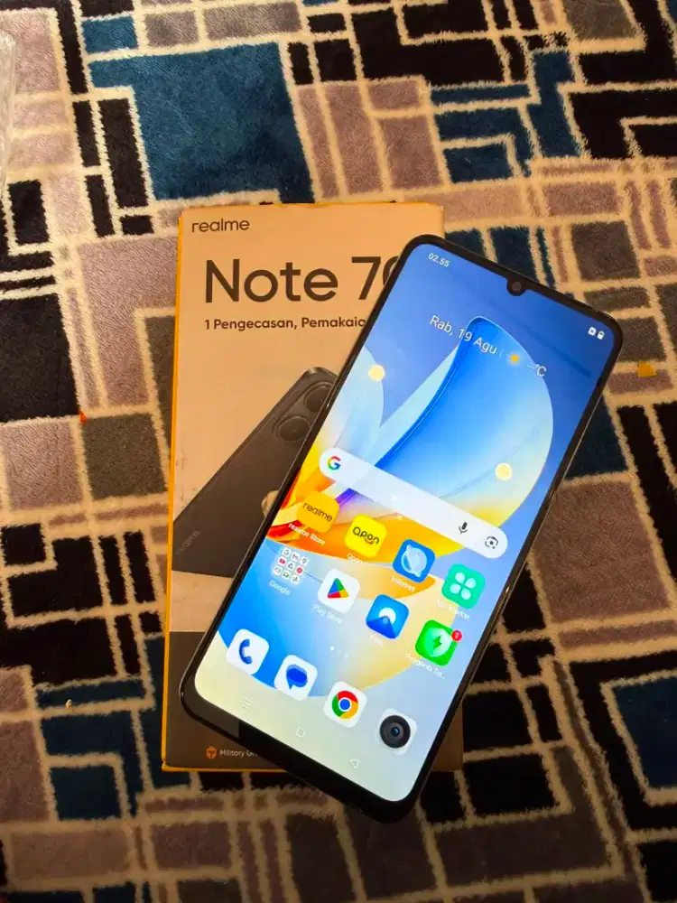 Realme Note 70 RAM 4+8 / 128GB Fullset Like New