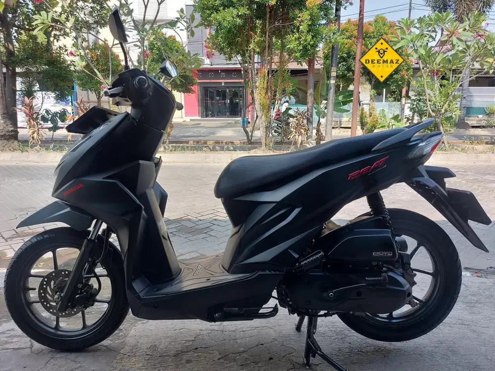 (DP 500)‼️ Plat B DKI JakBar Beat Deluxe Hitam Mulus 2024 Cash Kredit