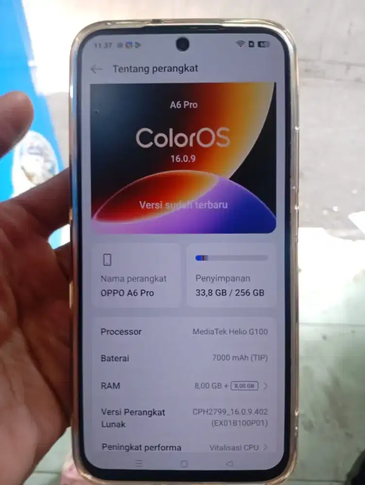Oppo A6 PRO 8-2256 oru minus gres