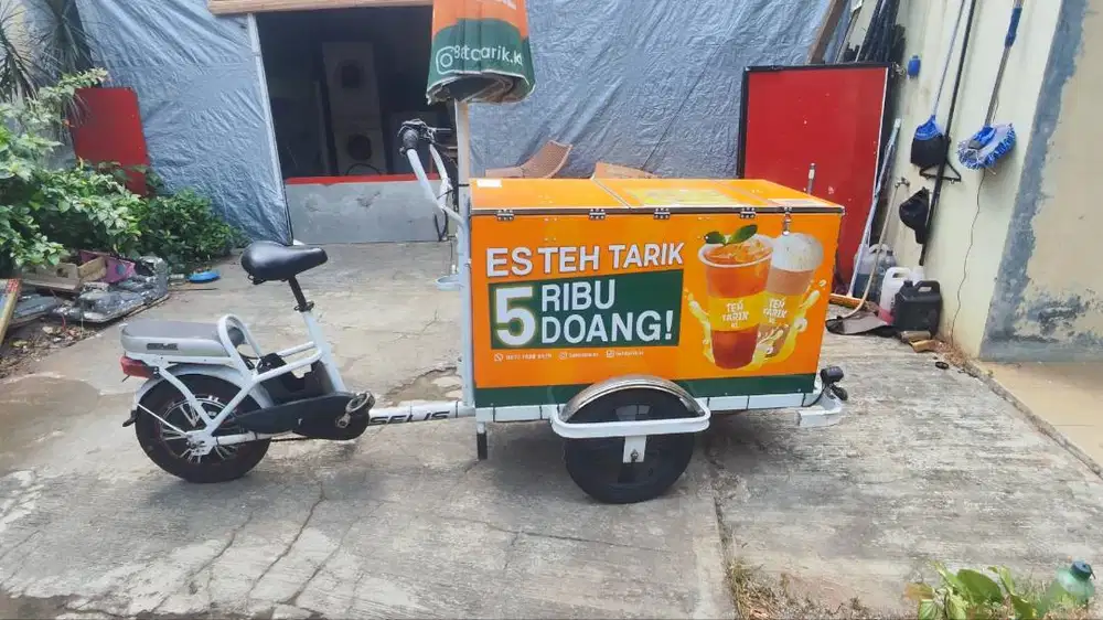 Oper usaha - Es Teh Gerobak Listrik