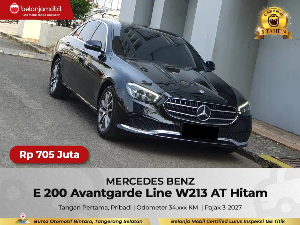 [BERGARANSI] Mercedes Benz Mercy E200 E 200 Avantgarde W213 2023/2024