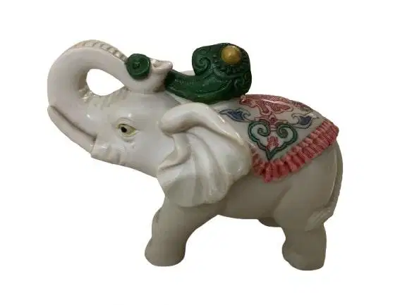 Pajangan Patung Gajah Kristal Vintage