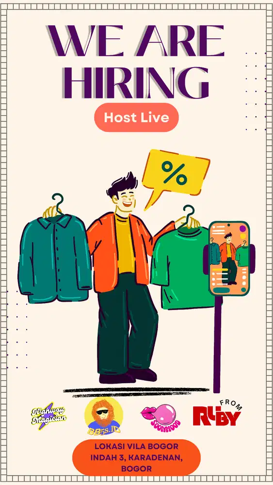 Dibutuhkan Segera Host Live Steaming