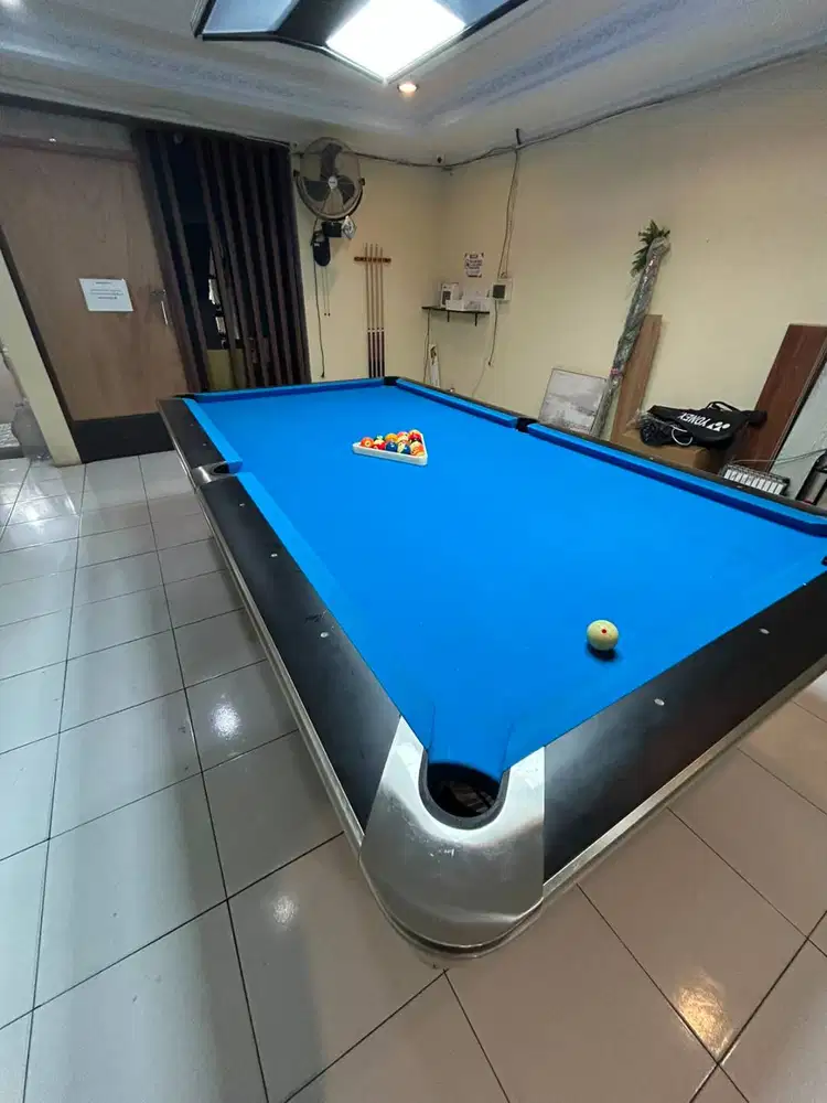 Jual Cepat Meja Biliar Lengkap (siap pakai)