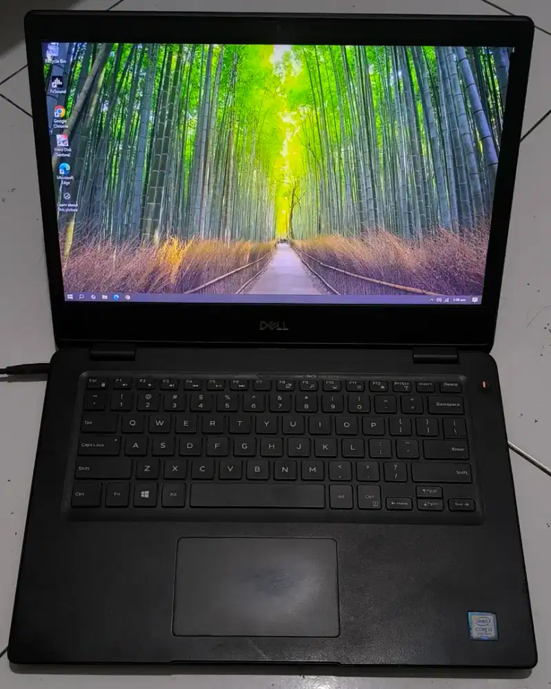 Laptop dell slim mulus core i3 gen 8 ram 4 gigw ddr4 cek