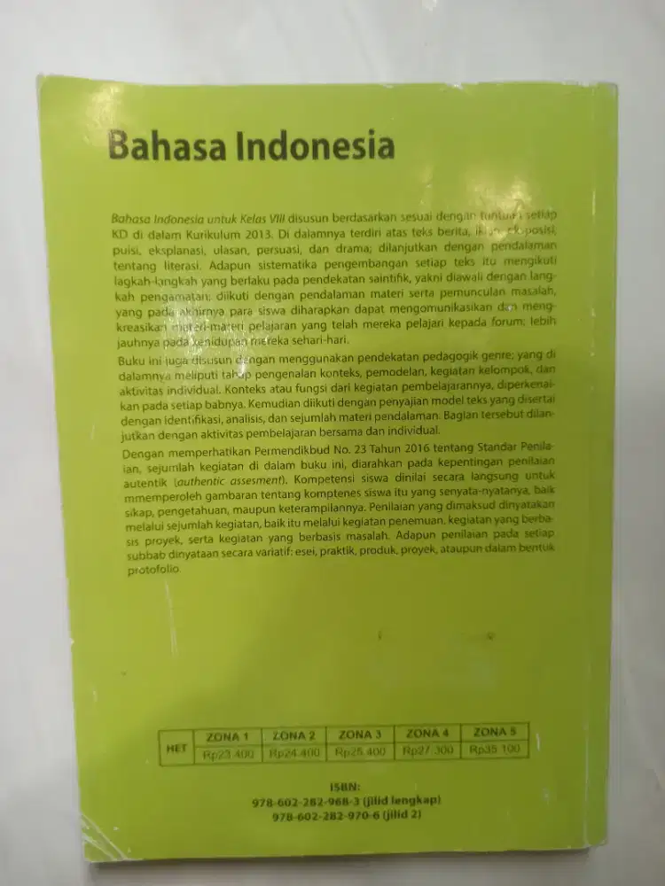 Buku Bahasa Indonesia Kelas 8 SMP/MTs