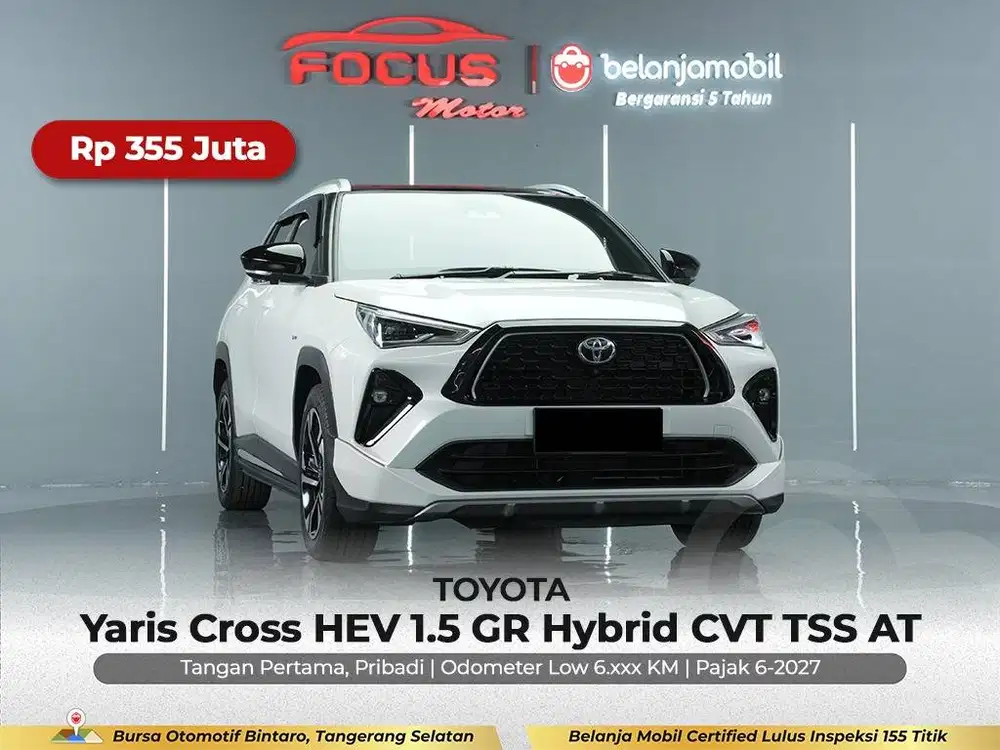 [ KM LOW 6RB ] Toyota Yaris Cross HEV 1.5 GR Hybrid TSS AT 2025/2026