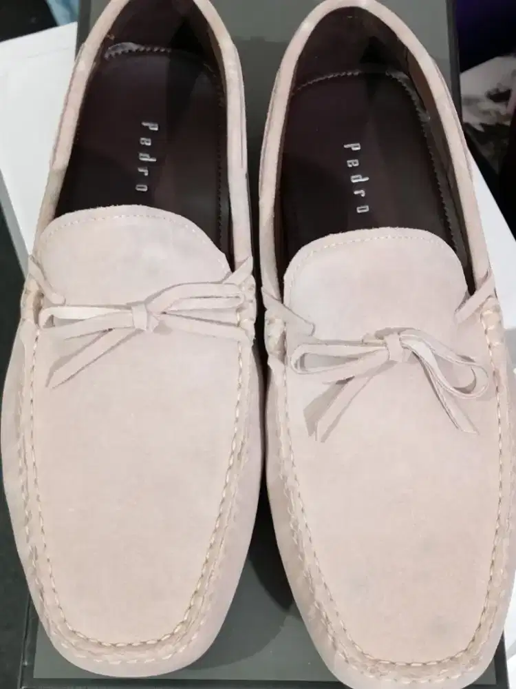 Pedro Men's Suede Loafers / Driving Shoes