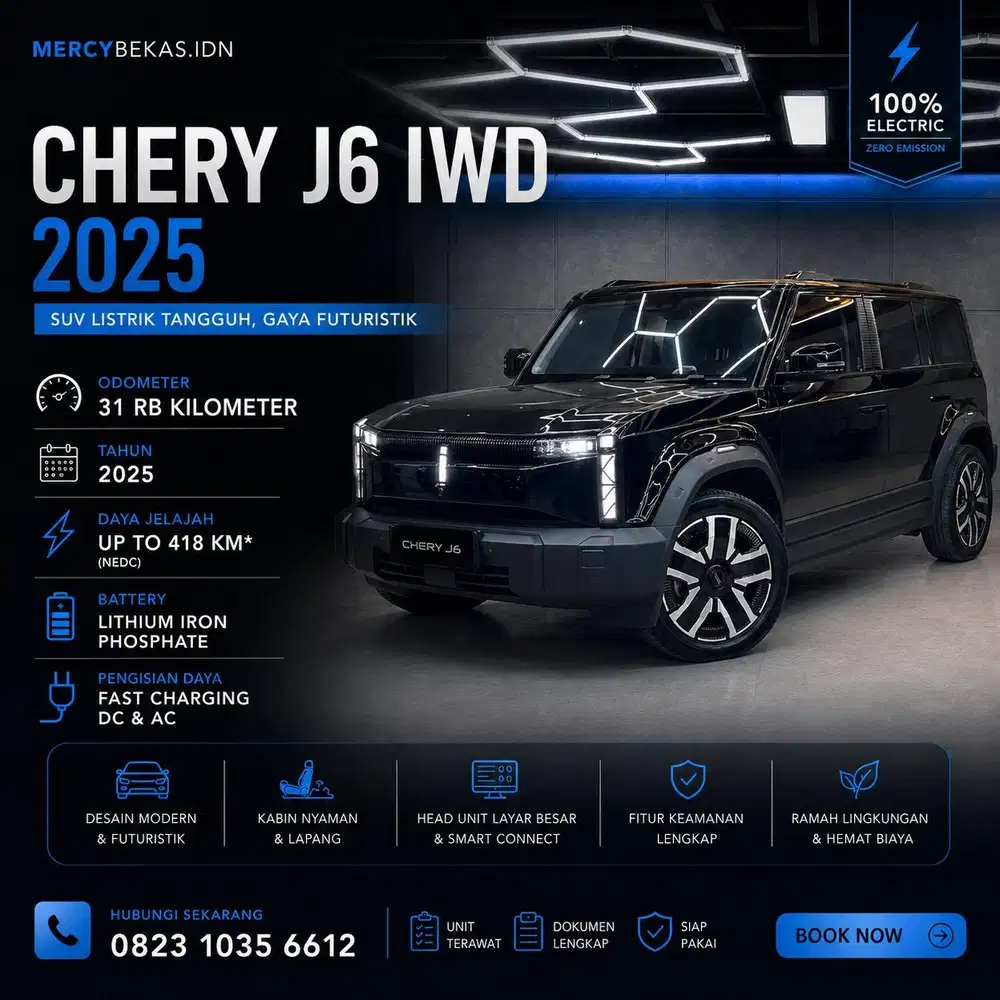 KM 30 rb Chery J6 IWD 2025