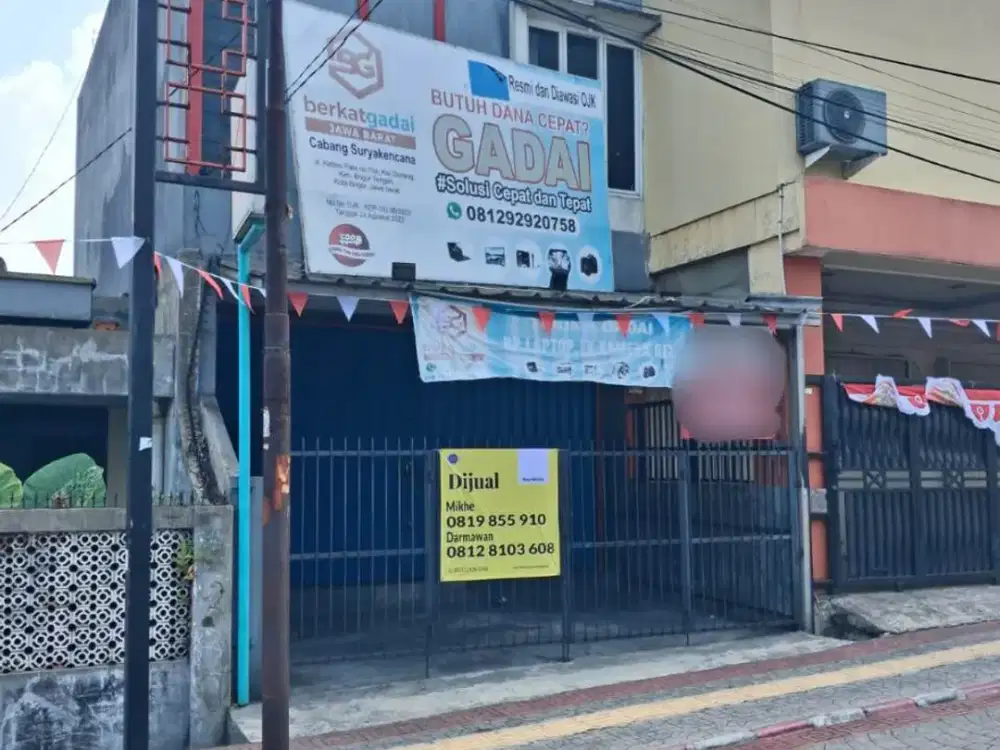 Dijual Ruko 2 Lantai Nyaman, Rpai, di Kebon Pala, Bogor Tengah