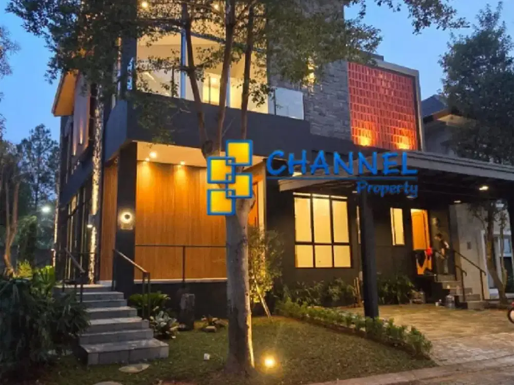 JUAL Rumah Bagus Modern Hoek 2 Lantai Siap Huni Dekat ICE BSD, The Eminent, Ls