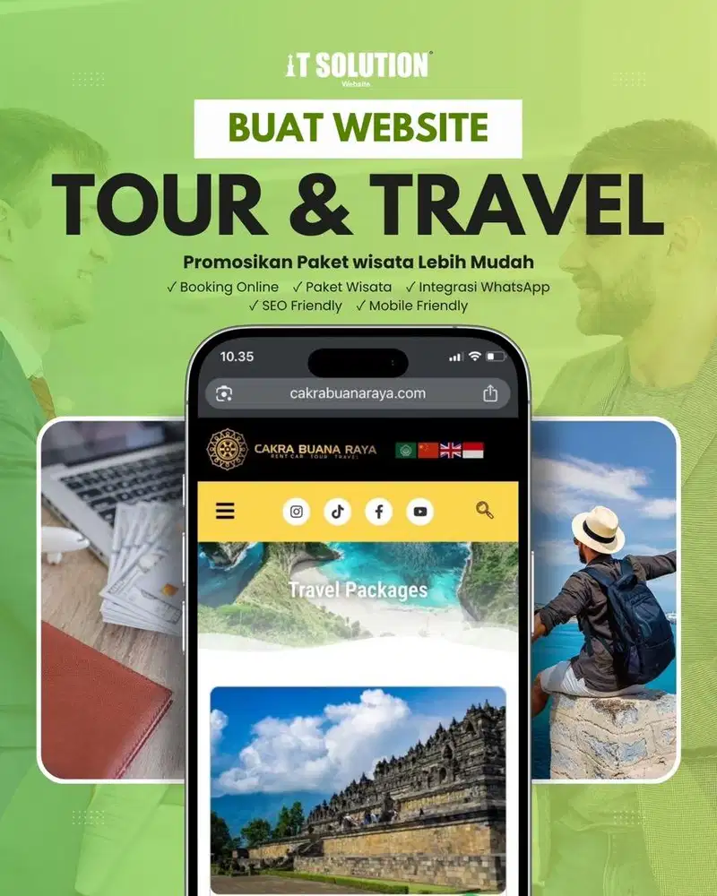 Paket Website Tour & Travel Profesional di Jakarta Selatan