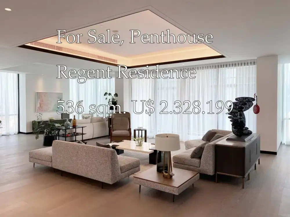 Dijual Penthouse Regent Residence Jakarta New Unit Furnished For Sale
