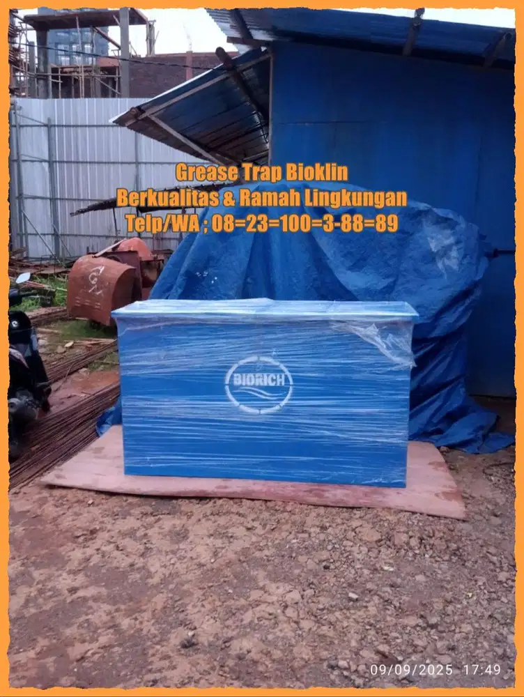 grease trap FIBERGLASS - GRESTREP BERKUALITAS