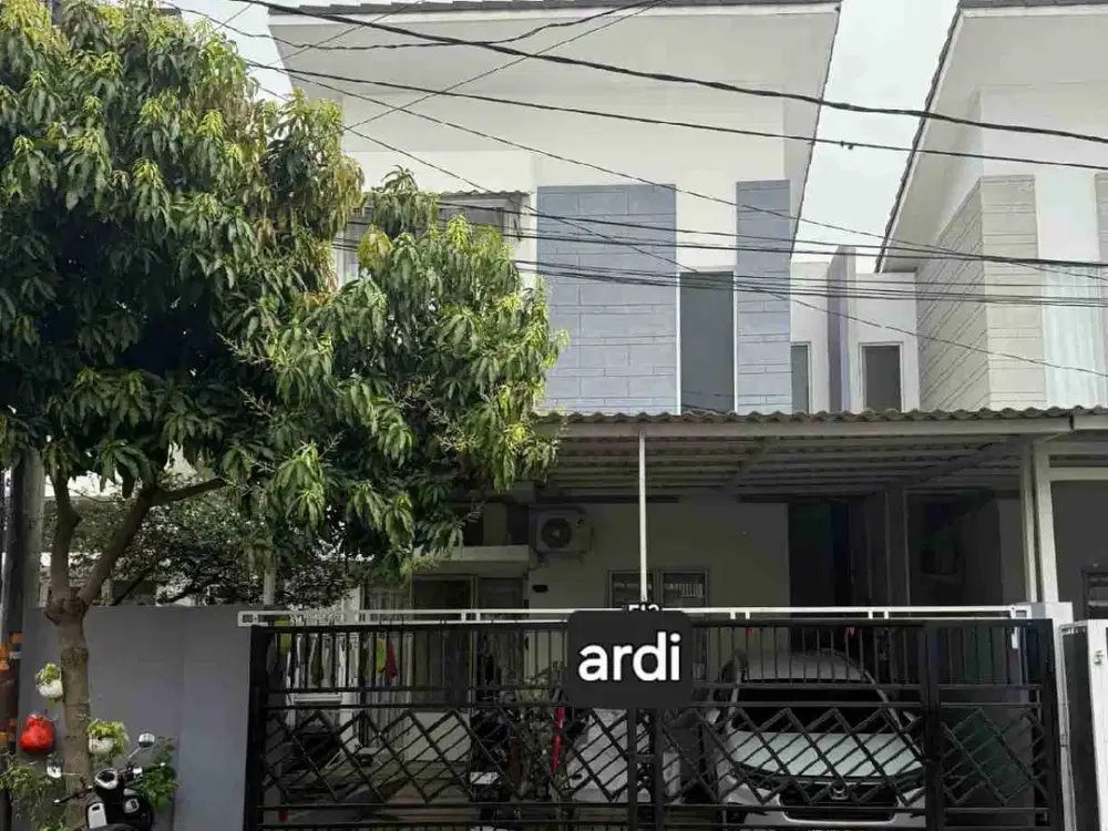 Dijual rumah 2 lt, 8x20, shm, hdp timur, cluster buferly hils Duta garden