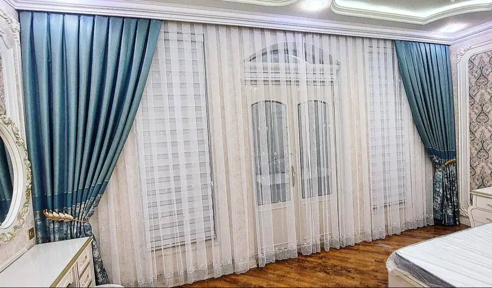 Gorden Vertikal/Vertical Blinds Roll/Roller Krey Wallpaper Dinding 3D