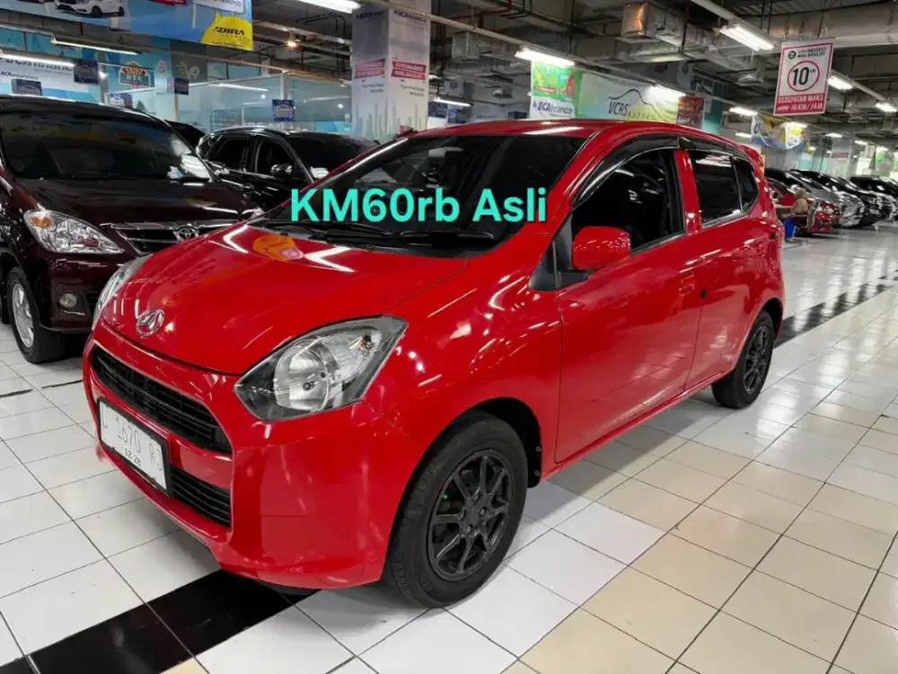 Daihatsu ayla a/t KM60rb aila M matic metic merah automatic otomatis
