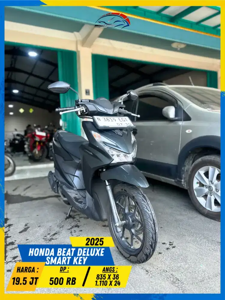 HONDA BEAT DELUXE KEYLESS 2025 LIKE NEW HIKMAH MOTOR KEPUH MALANG