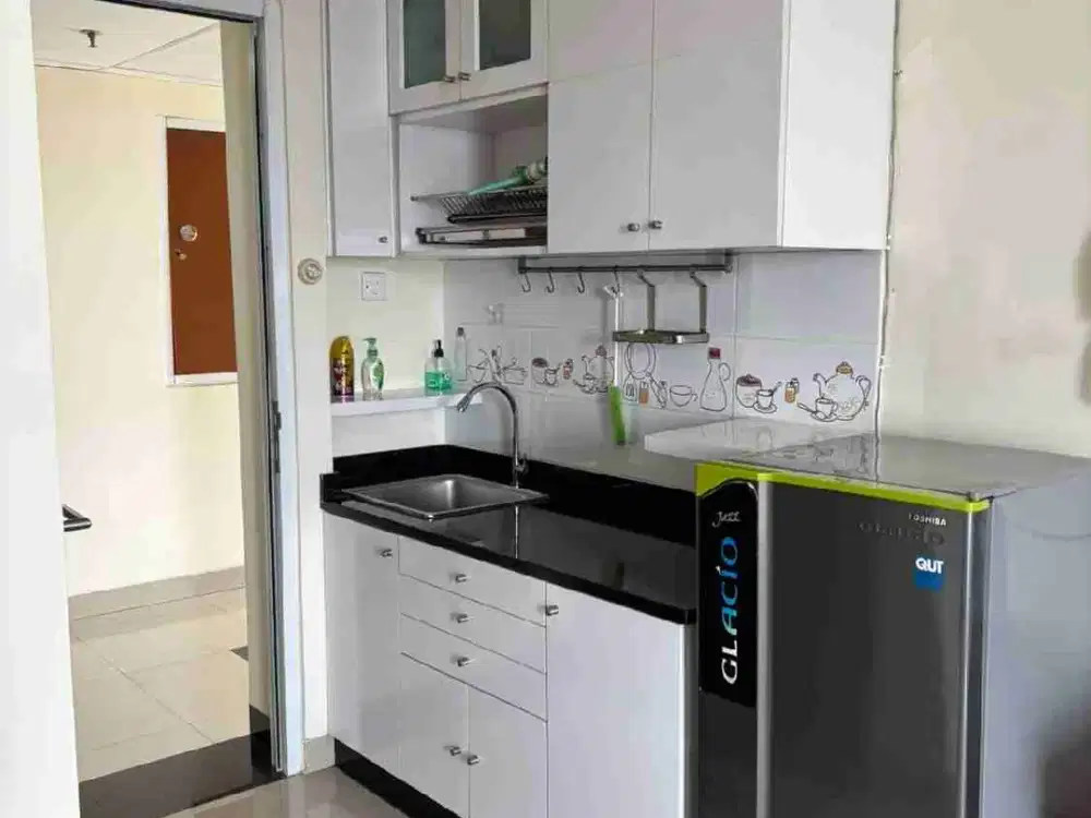 Dijual apartemen taman melati, margonda 2,  depok, tower B lantai 26, luas 27 m2, full furnish