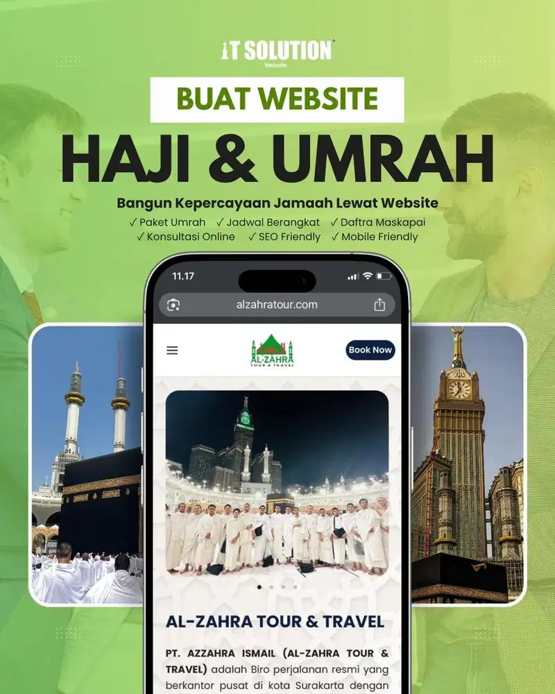 Paket Website Haji & Umrah Profesional di Bekasi