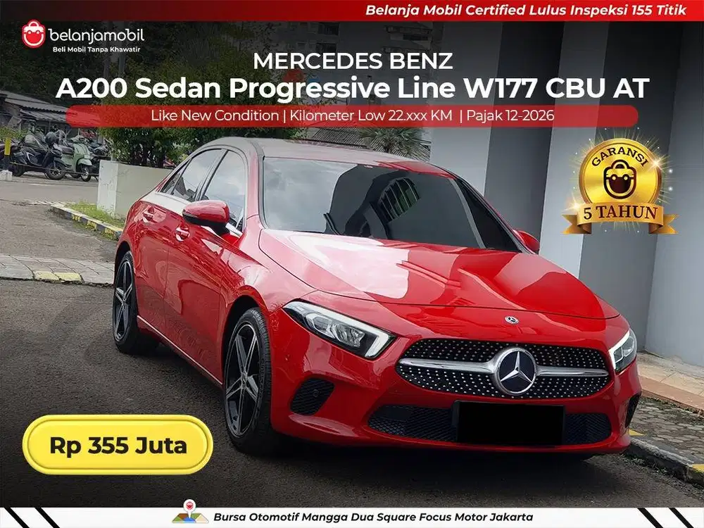[ LOW KM 22RB ] Mercedes Benz Mercy A200 A 200 Progressive 2019/2