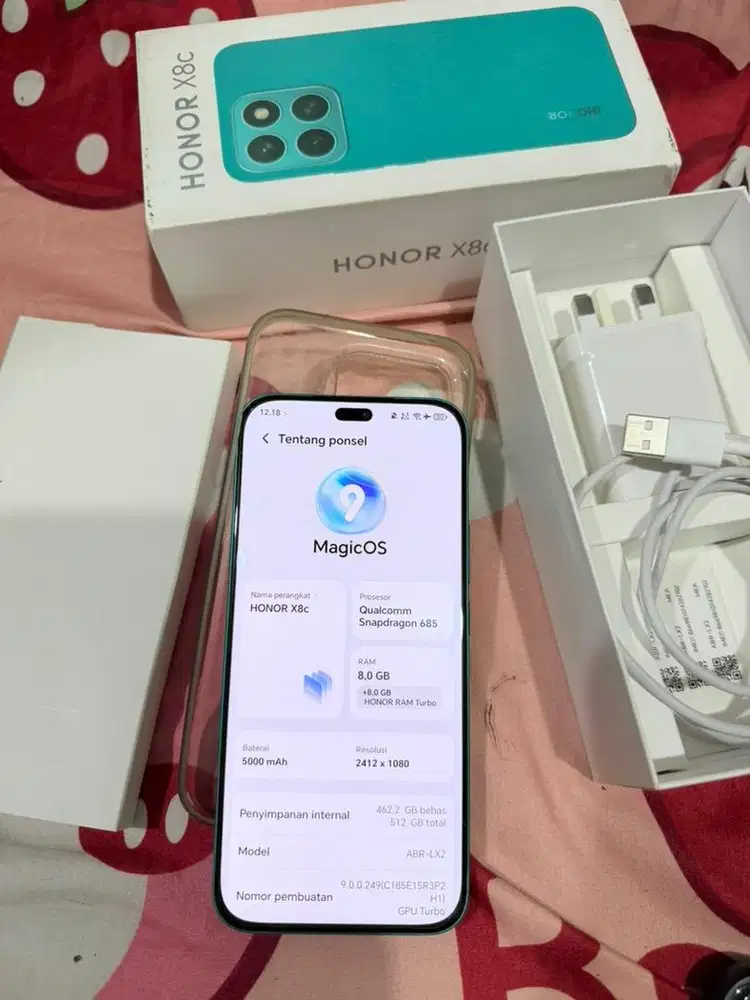 Honor x8c ram 8+8 512