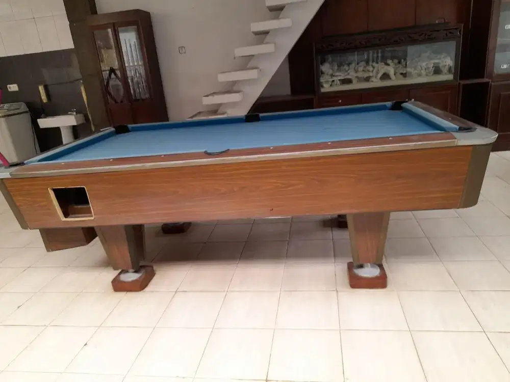 Jual Meja Billiard warna Coklat 7ft